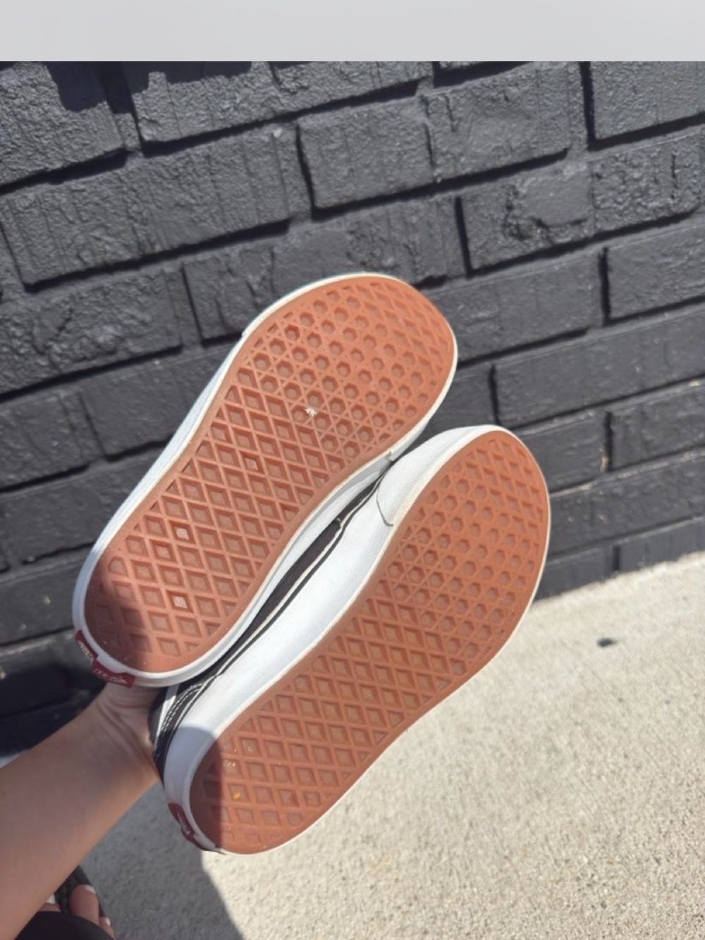 Vans Black & White High-Top Women's Sneakers - Picture 2 of 5